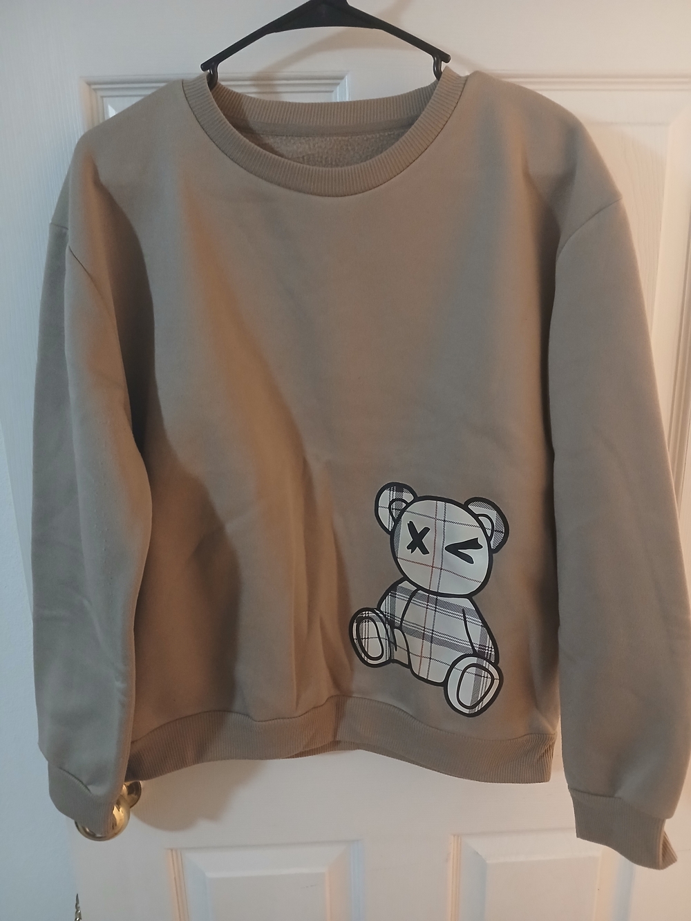 SHEIN Taupe Fleece Top